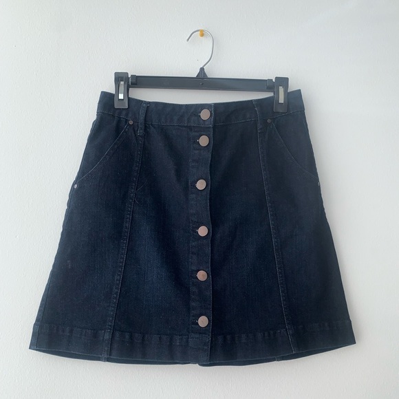 LC Lauren Conrad Dresses & Skirts - LC Lauren Conrad Denim Pocket Skirt Blue Size 2 XS